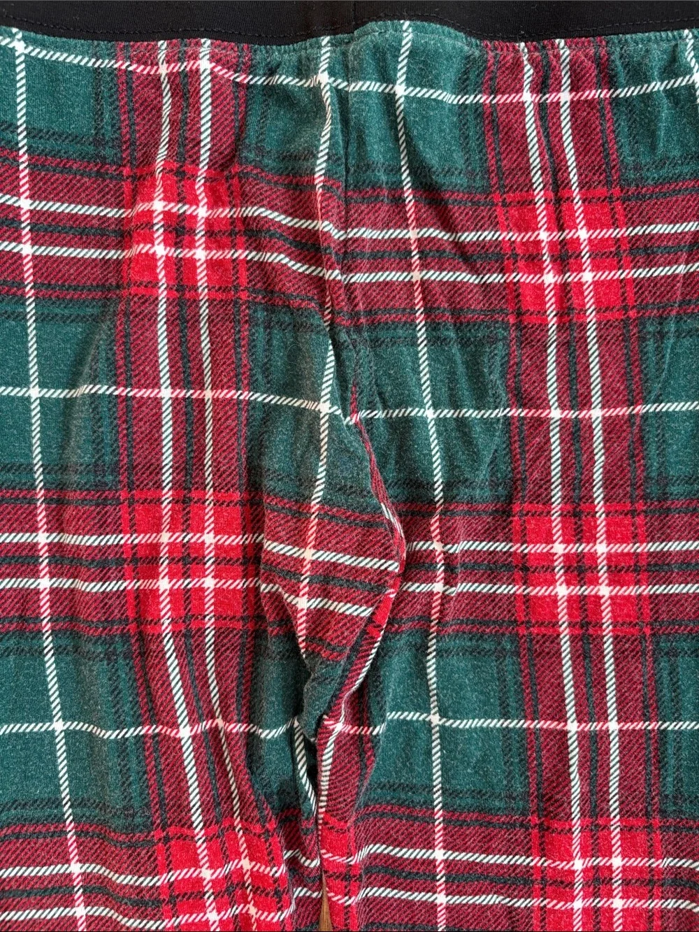 Little Sleepies mismatched pajama set, size 3T. Twinkling trees and plaid.